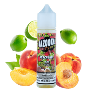 خرید جویس هلو لیمو بازوکا (60 میل) BAZOOKA PEACH LIME