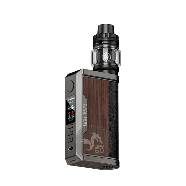 خرید ویپ سنتاروس کیو 200 لاست ویپ LOST VAPE CENTAURUS Q200 رنگ Gunmetal/ Walnut Wood