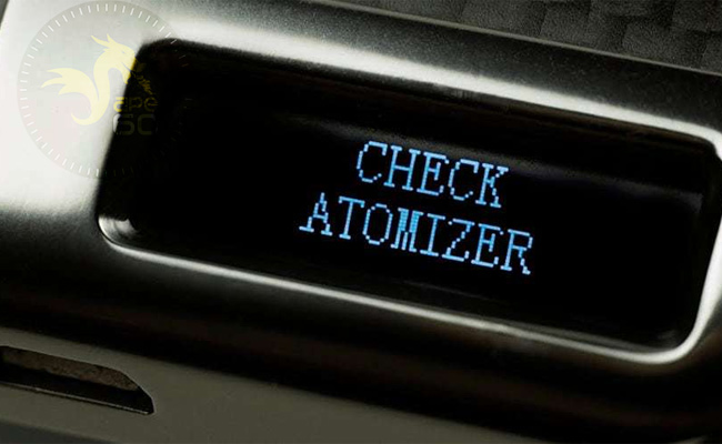 ارور check atomizer 