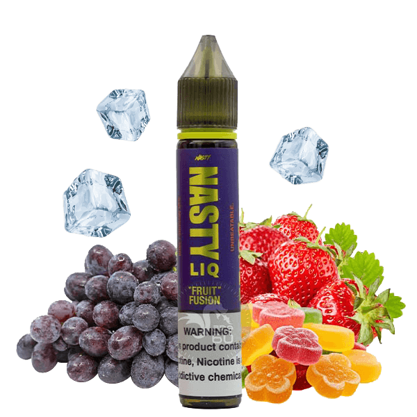 خرید سالت پاستیل توت فرنگی یخ نستی (30 میل) NASTY LIQ FRUIT FUSION