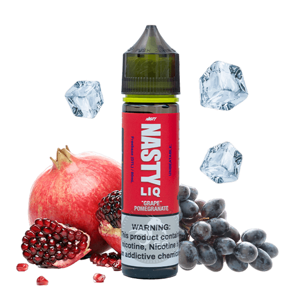 خرید جویس انگور انار یخ نستی (60 میل) NASTY LIQ GRAPE POMEGRANATE