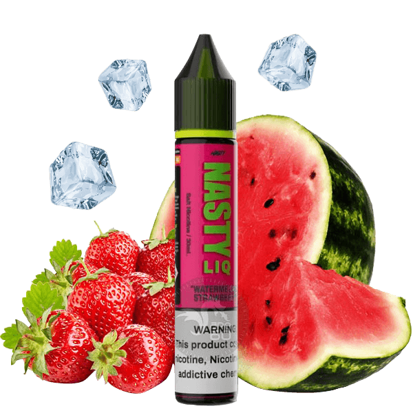 خرید سالت توت فرنگی هندوانه یخ نستی (30 میل) Nasty Liq Watermelon Strawberry