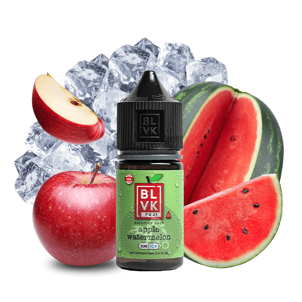 خرید سالت سیب هندوانه یخ بی ال وی کی (30 میل) Blvk Fuji Apple Watermelon Ice