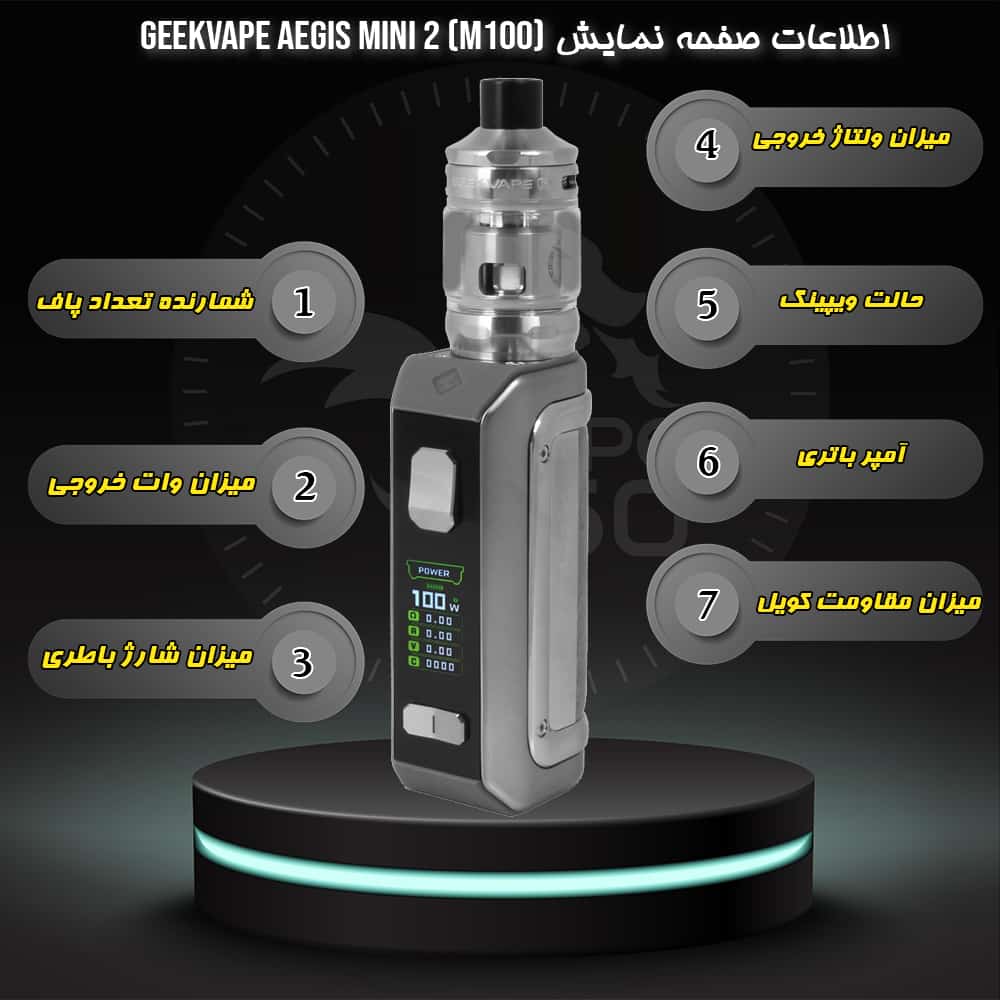 خرید ویپ ایجیس مینی 2 گیک ویپ GEEKVAPE AEGIS MINI 2