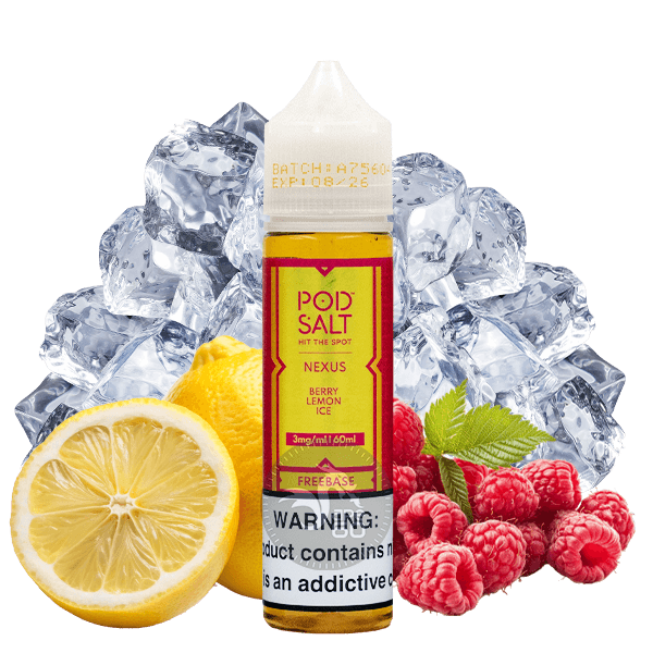 خرید جویس تمشک لیمو یخ پاد سالت (60میل) POD SALT BERRY LEMON ICE