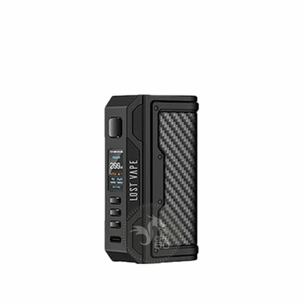 خرید ماد تلیما کوئست لاست ویپ LOST VAPE THELEMA QUEST 200W BOX MOD رنگ Black Carbon Fiber