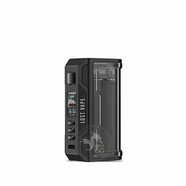 خرید ماد تلیما کوئست لاست ویپ LOST VAPE THELEMA QUEST 200W BOX MOD رنگ Black Clear