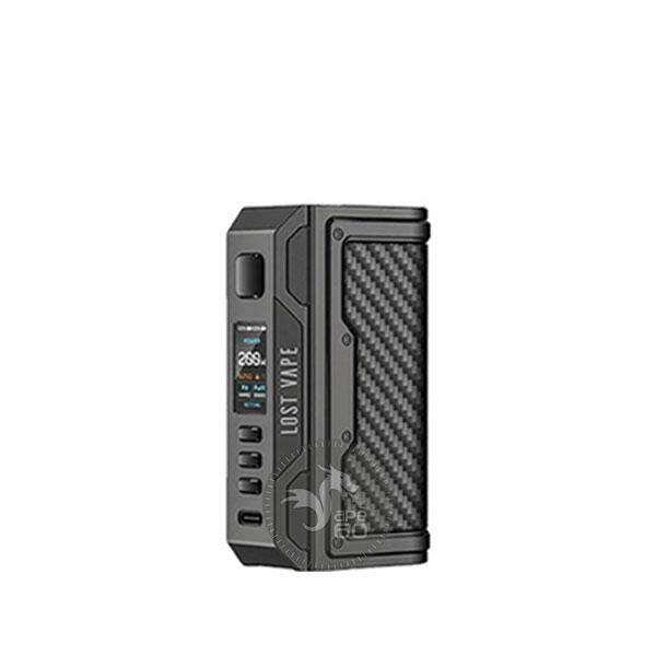 خرید ماد تلیما کوئست لاست ویپ LOST VAPE THELEMA QUEST 200W BOX MOD رنگ Gunmetal Carbon Fiber