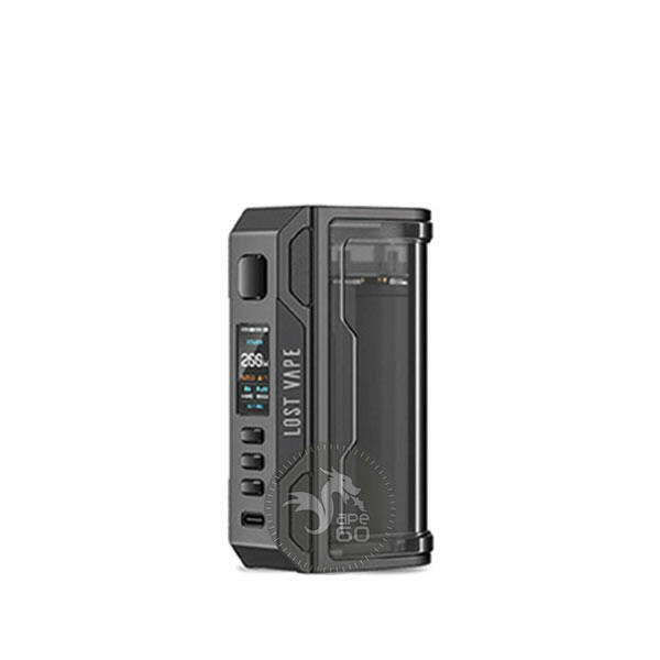 خرید ماد تلیما کوئست لاست ویپ LOST VAPE THELEMA QUEST 200W BOX MOD رنگ Gunmetal Clear