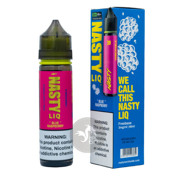 خرید جویس تمشک آبی یخ نستی (60میل) NASTY LIQ BLUE RASPBERRY