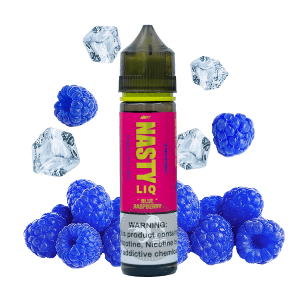 خرید جویس تمشک آبی یخ نستی (60میل) NASTY LIQ BLUE RASPBERRY