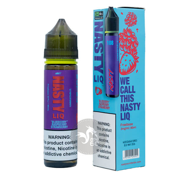 خرید جویس بلوبری تمشک یخ نستی (60میل) NASTY LIQ BLUEBERRY RASPBERRY STRAWBERRY