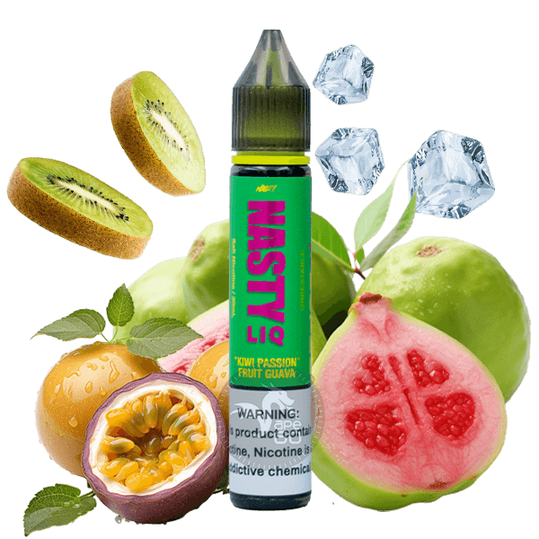 خرید سالت کیوی پشن فروت یخ نستی (30 میل) NASTY LIQ KIWI PASSION FRUIT GUAVA