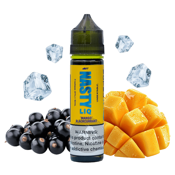 خرید جویس انبه انگورفرنگی یخ نستی (60میل) NASTY LIQ MANGO BLACKCURRANT