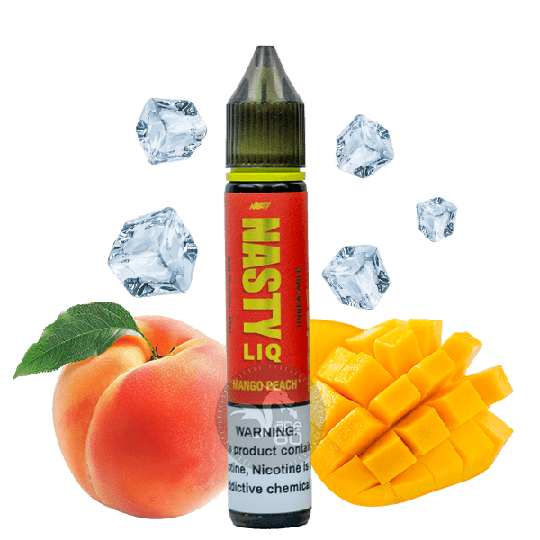 خرید سالت انبه هلو یخ نستی (30میل) NASTY LIQ MANGO PEACH