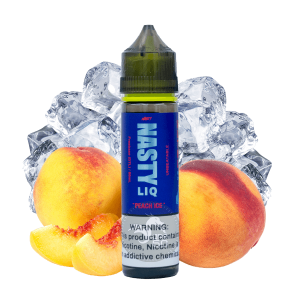 خرید جویس هلو یخ نستی (60میل) NASTY LIQ PEACH ICE