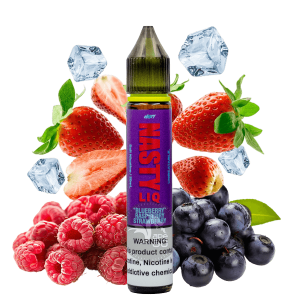 خرید سالت بلوبری تمشک یخ نستی (30میل) Nasty Liq Blueberry Raspberry Strawberry