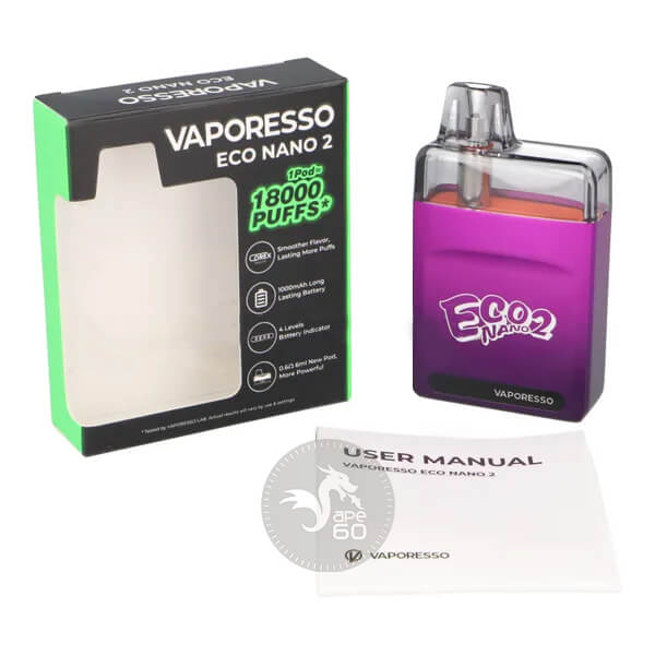 خرید پاد سیستم اکو نانو 2 ویپرسو VAPORESSO ECO NANO 2