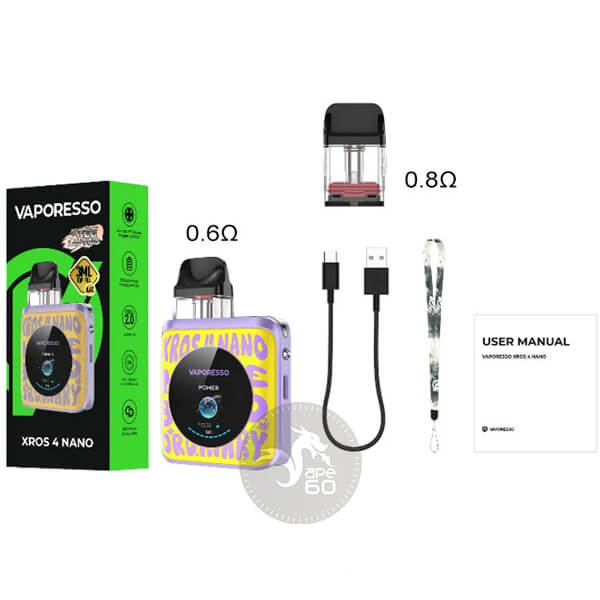 خرید پاد ماد اکسراس 4 نانو ویپرسو VAPORESSO XROS 4 NANO