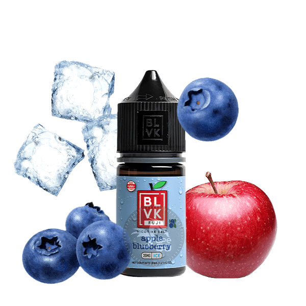 خرید سالت سیب بلوبری یخ بی ال وی کی (30میل) BLVK FUJI APPLE BLUEBERRY ICE