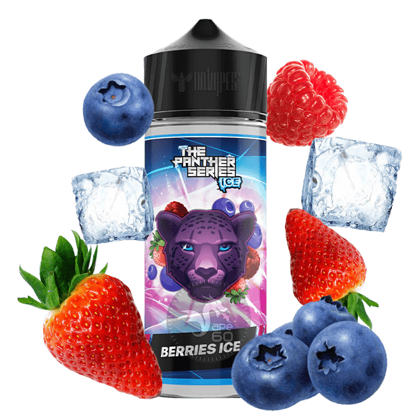 خرید جویس توت فرنگی تمشک یخ دکتر ویپز (120میل) DR VAPES BERRIES ICE